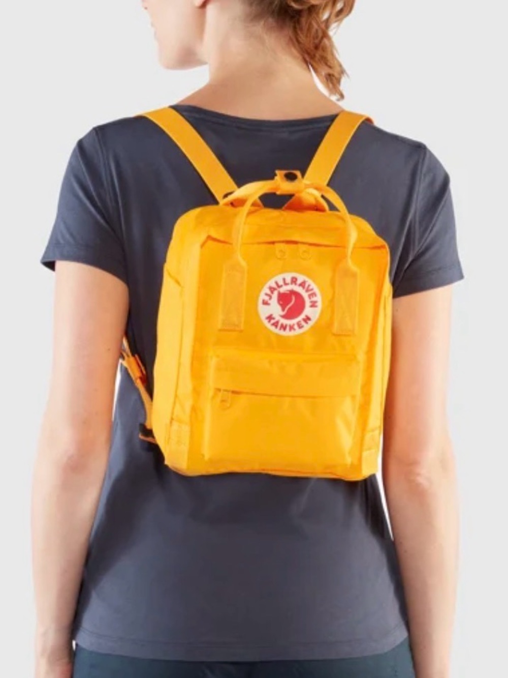 Fjallraven Kanken Mini Backpack in Bright Yellow